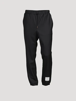 Super 120's Wool Twill Track Pants