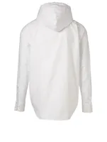 Hooded Zip-Front Shirt