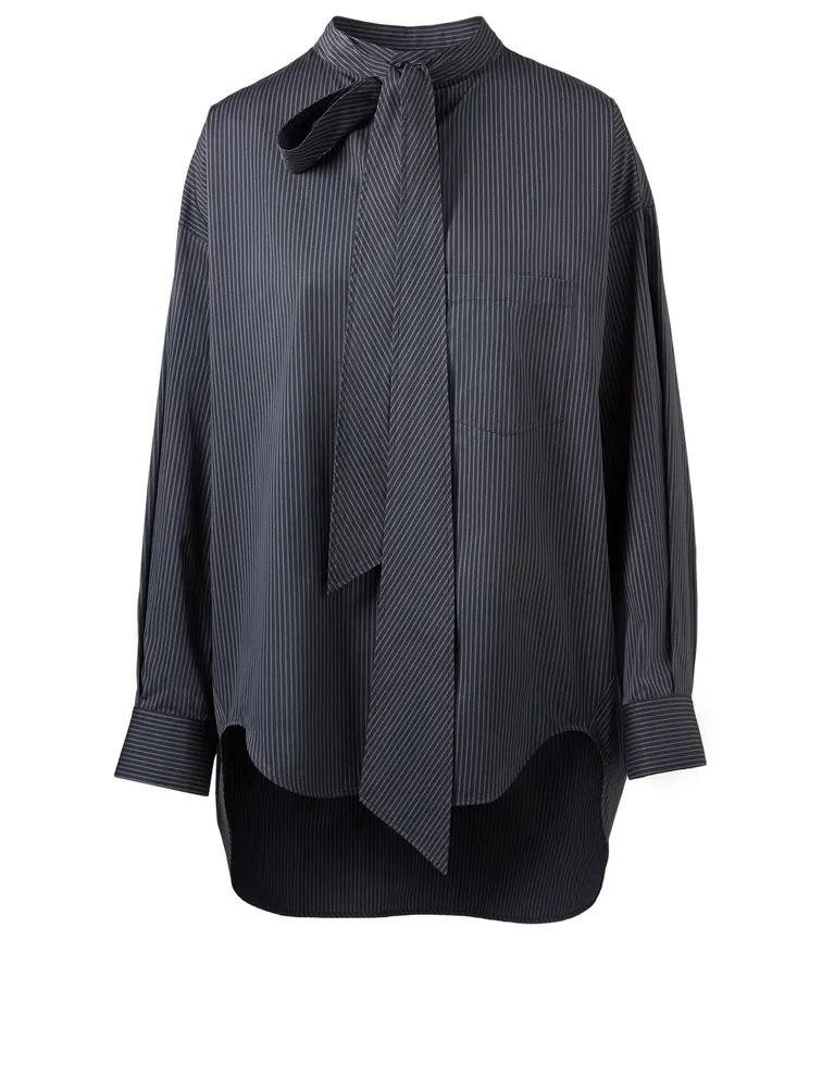 New Swing Button-Up Shirt Stripe