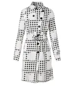 Trench Coat Window Dot Print