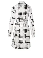 Trench Coat Window Dot Print