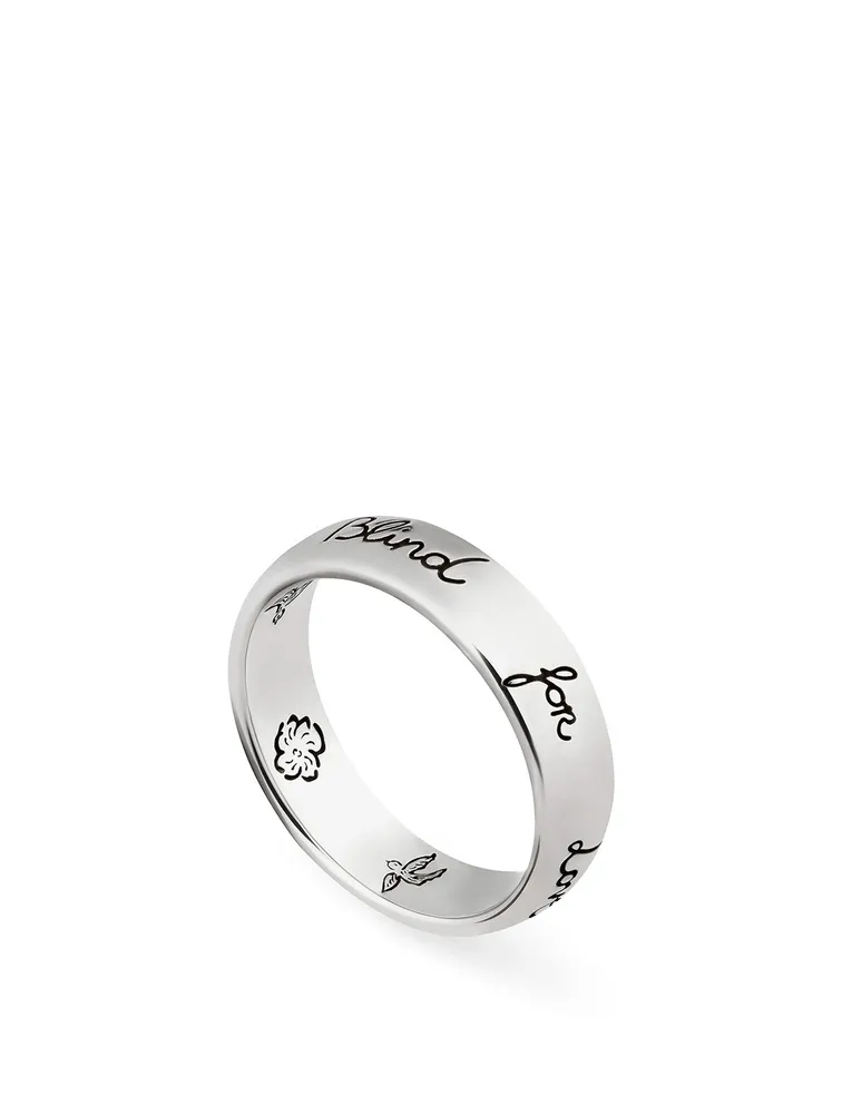 Blind For Love Sterling Silver Ring