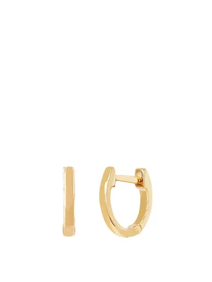 Mini 14K Gold Huggie Hoop Earrings