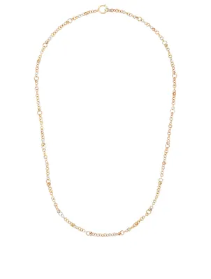 Gravity Chain 18K Gold And Silver Chain Necklace