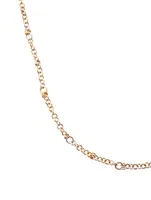 Gravity Chain 18K Gold And Silver Chain Necklace