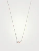 18K Rose Gold Fireworks Pendant Necklace With Diamonds