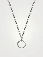 Ouroboros Sterling Silver Pendant Necklace