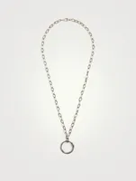 Ouroboros Sterling Silver Pendant Necklace