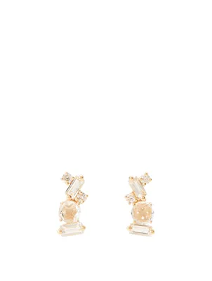 Bloom 14K Gold Stud Earrings