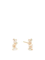 Bloom 14K Gold Stud Earrings