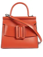 Karl Leather Top Handle Bag