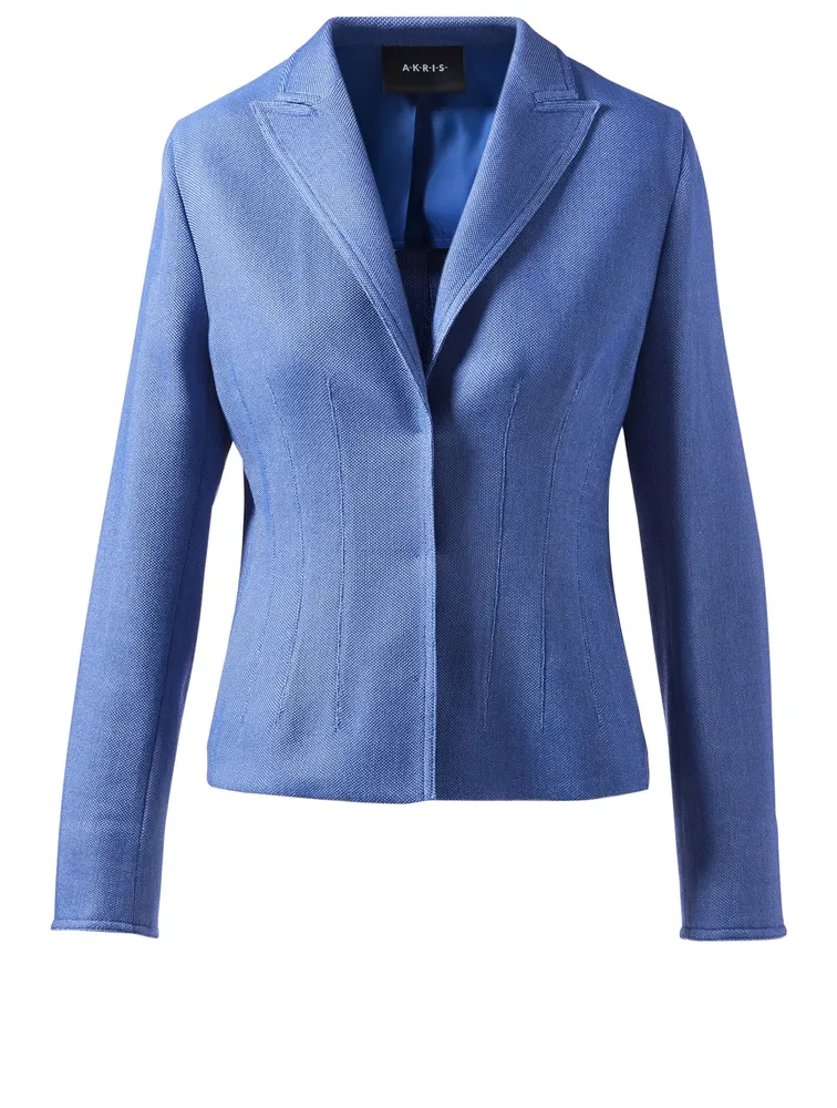 Velia Wool-Blend Blazer