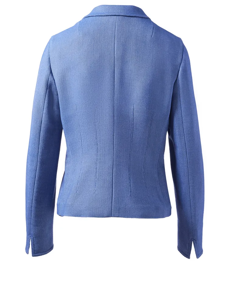 Velia Wool-Blend Blazer