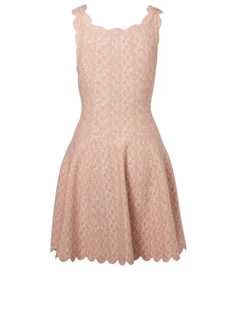Camee Scalloped A-Line Dress