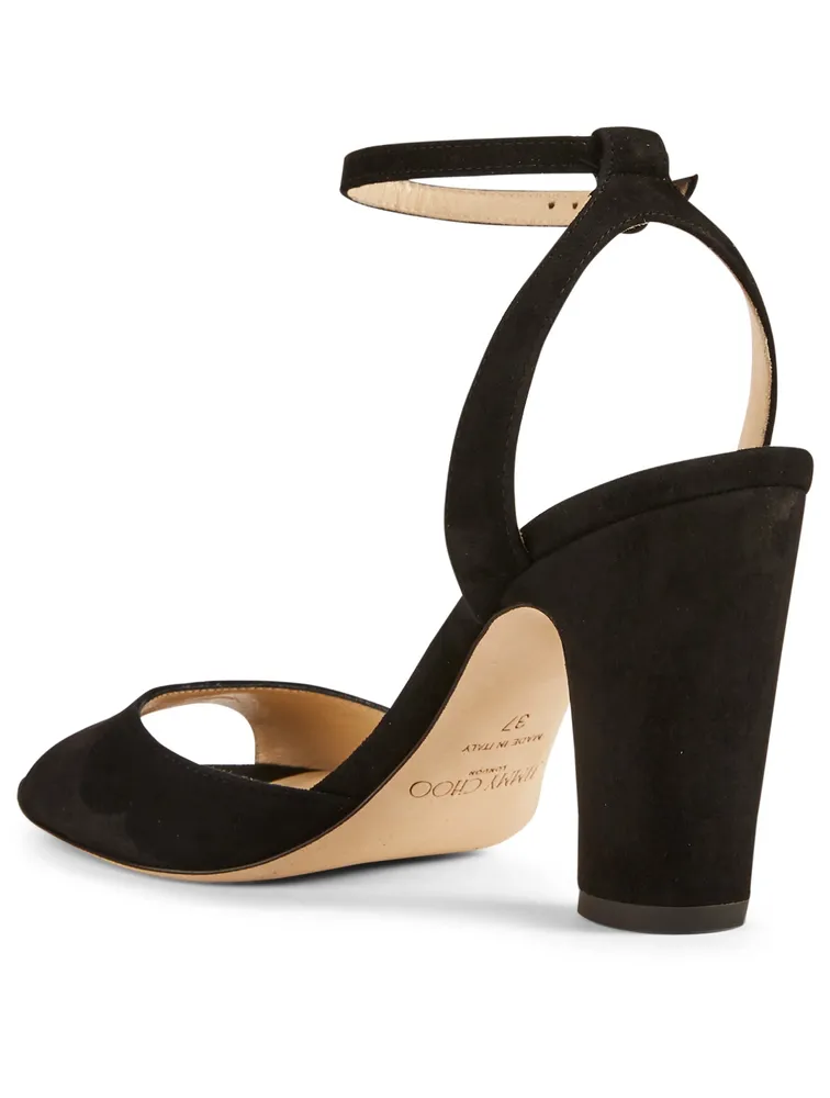 Miranda 85 Suede Heeled Sandals