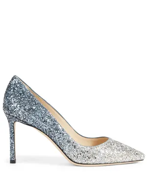 Romy 85 Glitter Degrade Pumps