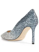 Romy 85 Glitter Degrade Pumps