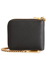 Leather Wallet With Chain