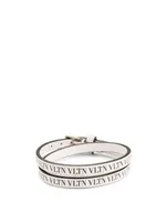 VLTN Double Leather Bracelet