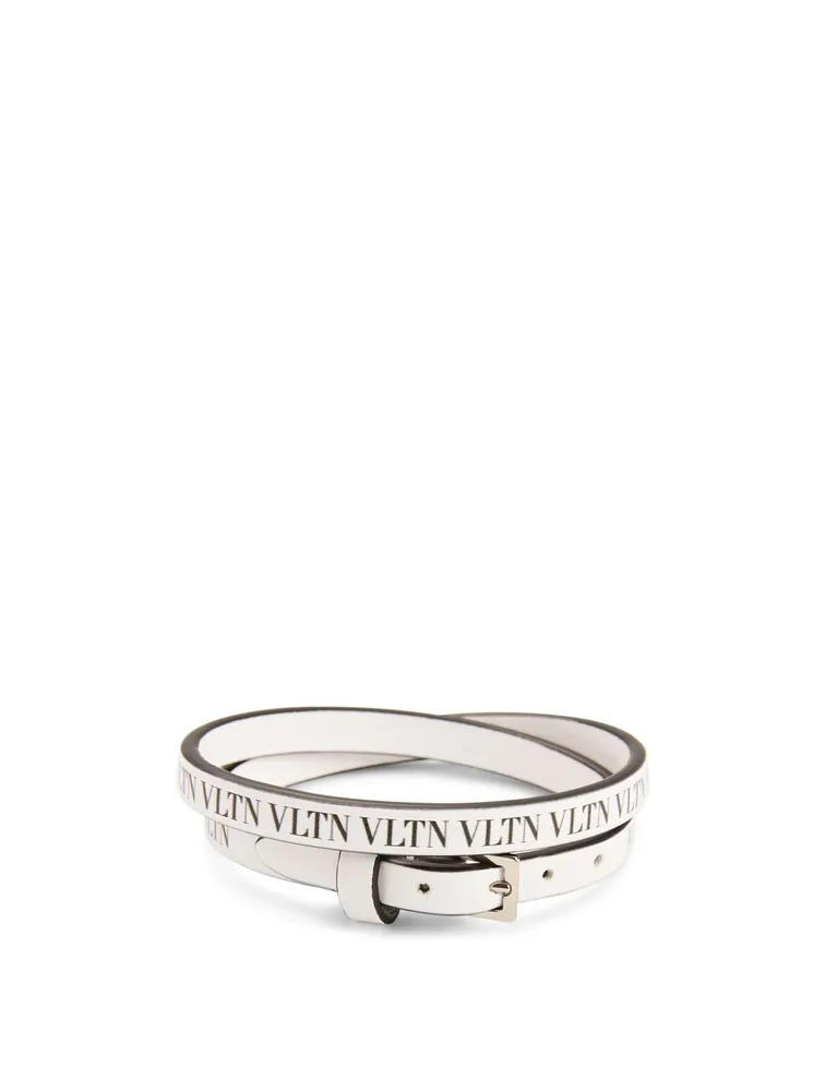 VLTN Double Leather Bracelet