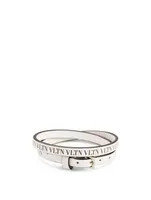 VLTN Double Leather Bracelet