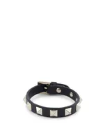 Rockstud Leather Bracelet