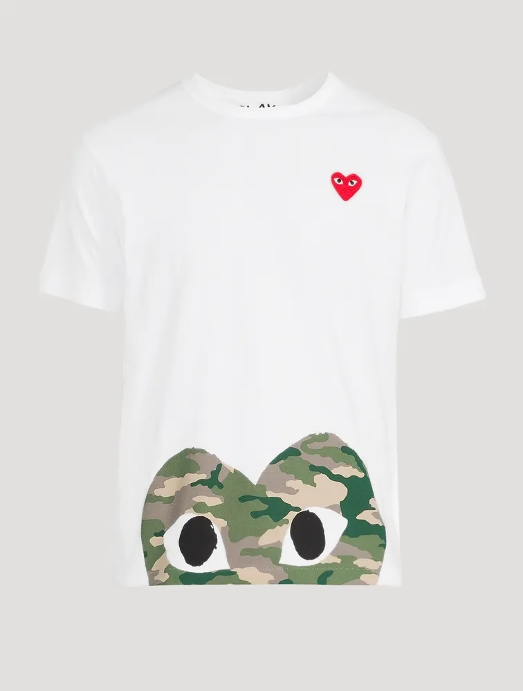 Camo Heart Hem T-Shirt