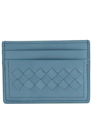 Intrecciato Leather Card Holder