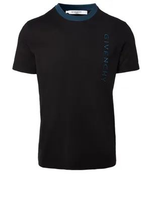 Two-Tone Vertical Logo T-Shirt