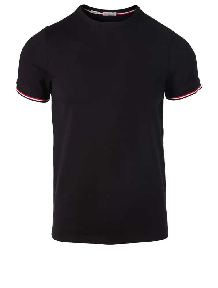 T-Shirt With Stripe Trim