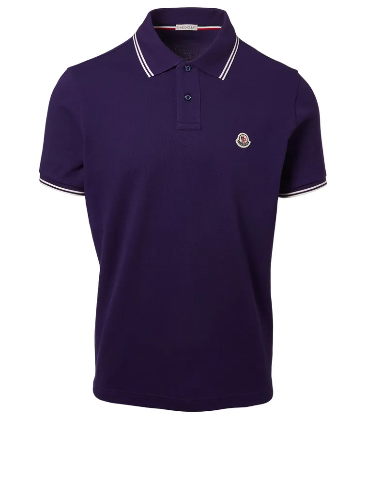 Polo Shirt With Stripe Trim