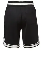 Sweat Shorts With Stripe Trim