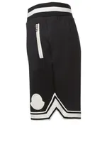 Sweat Shorts With Stripe Trim