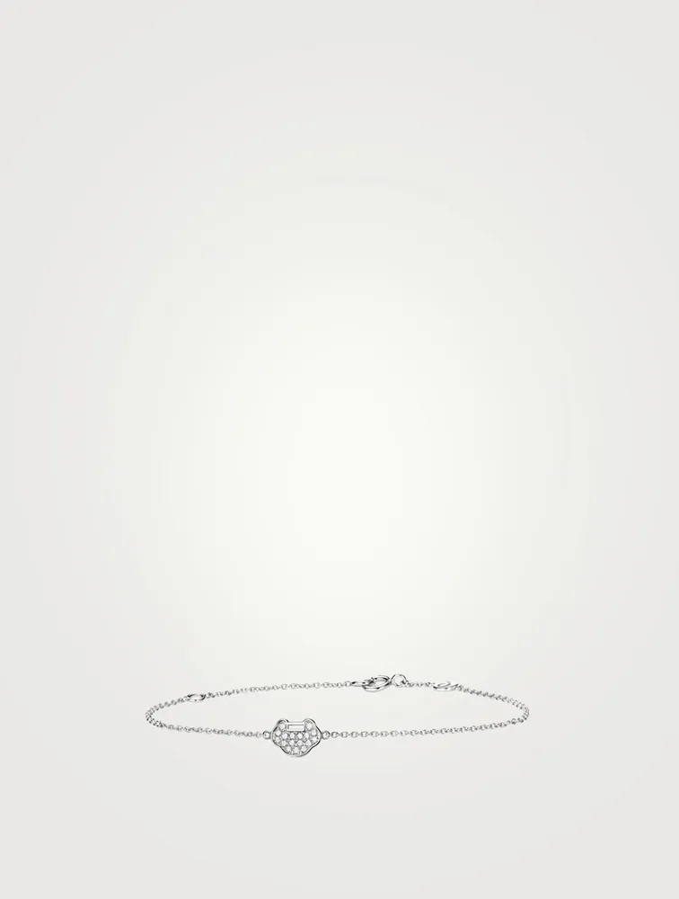 XXS Yu Yi 18K White Gold Bracelet With Diamonds