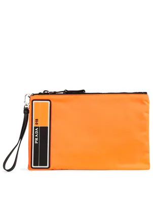 Nylon Logo Pouch