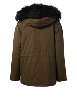 Bachette Parka With Fur Trim