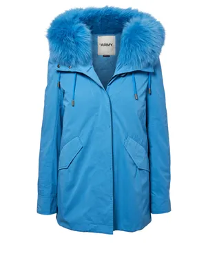 Parka With Fur Lining And Hood