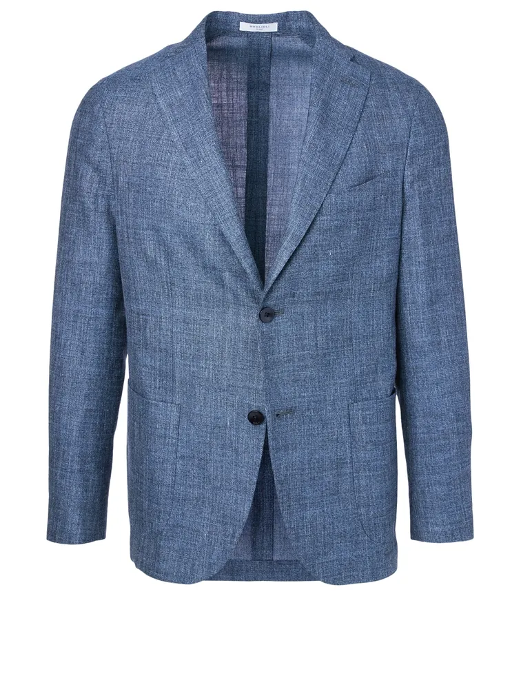 Wool, Silk And Linen K Jacket