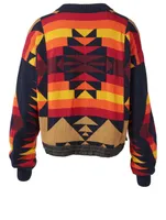 Sacai x Pendleton Printed Sweater