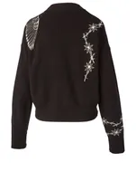 Sacai x Dr. Woo Embroidered Sweater