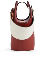 Mini Johnny Leather Hexagonal Bucket Bag