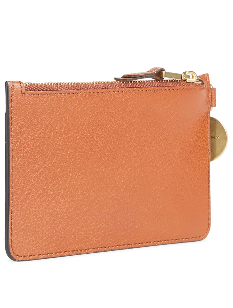 GV3 Zipped Leather Card Holder