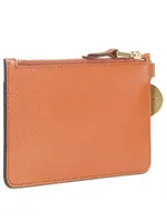 GV3 Zipped Leather Card Holder