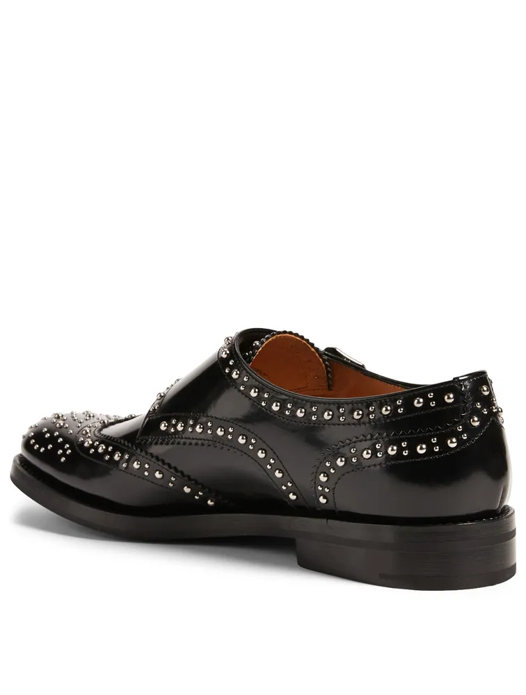 Lana Leather Double Monk-Strap Shoes