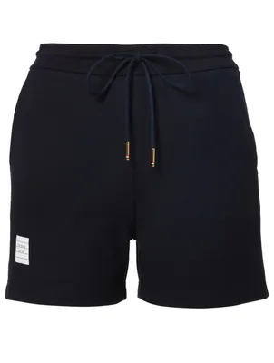 Piqué Shorts With Side Stripe