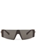 Black Medusa Ares Visor Sunglasses