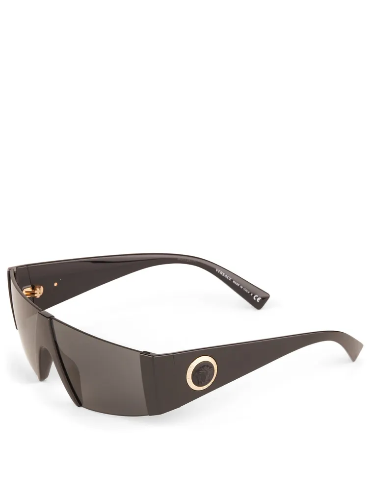 Black Medusa Ares Visor Sunglasses