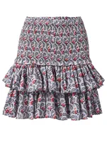 Naomi Ruffled Skirt Floral Print