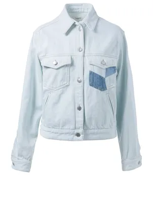 Lindya Patchwork Denim Jacket