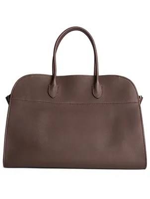 Margaux 17 Leather Top Handle Bag